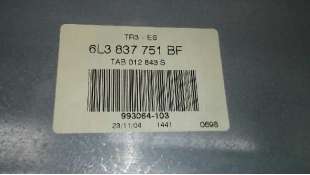 ELEVALUNAS DELANTERO IZQUIERDO SEAT IBIZA 1.9 TDI (101 CV) DE 2004 - D.2823743 / 6L3837751BF 2