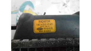 RADIADOR AGUA HYUNDAI H 1 2.5 Turbodiesel (99 CV) DE 1999 - D.2859188 / 253104A110 2