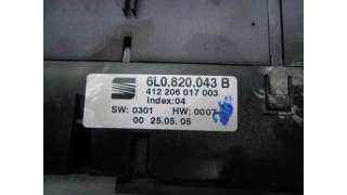 MANDO CLIMATIZADOR SEAT IBIZA 1.9 TDI (101 CV) DE 2005 - D.3037013 / 6L0820043B