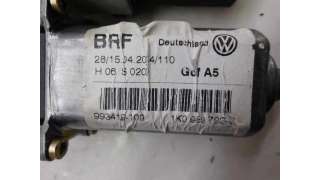 MOTOR ELEVALUNAS TRASERO IZQUIERDO VOLKSWAGEN GOLF V BERLINA 1.6 (102 CV) DE 2004 - D.3086474 / 1K0959702C