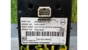 MANDO MULTIFUNCION RENAULT ESPACE IV 2.0 dCi D FAP (173 CV) DE 2007 - D.3116563 / 253B00001R 2