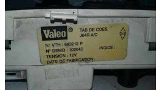 MANDO CALEFACCION / AIRE ACONDICIONADO RENAULT SCENIC 1.6 (107 CV) DE 2000 - D.3154483 / 663212P