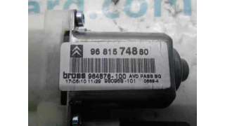 MOTOR ELEVALUNAS DELANTERO DERECHO CITROEN C4 BERLINA 1.6 16V HDi FAP (109 CV) DE 2010 - D.3168324 / 964876100