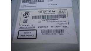 SISTEMA AUDIO / RADIO CD VOLKSWAGEN TOURAN 1.6 TDI DPF (105 CV) DE 2011 - D.3193016 / 1K0035186AA 2