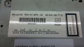 SISTEMA AUDIO / RADIO CD CITROEN C3 PICASSO 1.6 16V HDi (90 CV) DE 2009 - D.3255428 / 966591897701