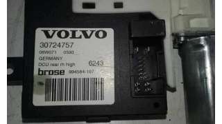 MOTOR ELEVALUNAS TRASERO DERECHO VOLVO S40 BERLINA 1.6 D (109 CV) DE 2006 - D.3256720 / 30724757