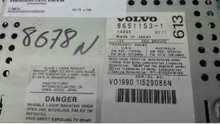 SISTEMA AUDIO / RADIO CD VOLVO V70 FAMILIAR 2.4 (140 CV) DE 2008 - D.3256925 / 86511531 2