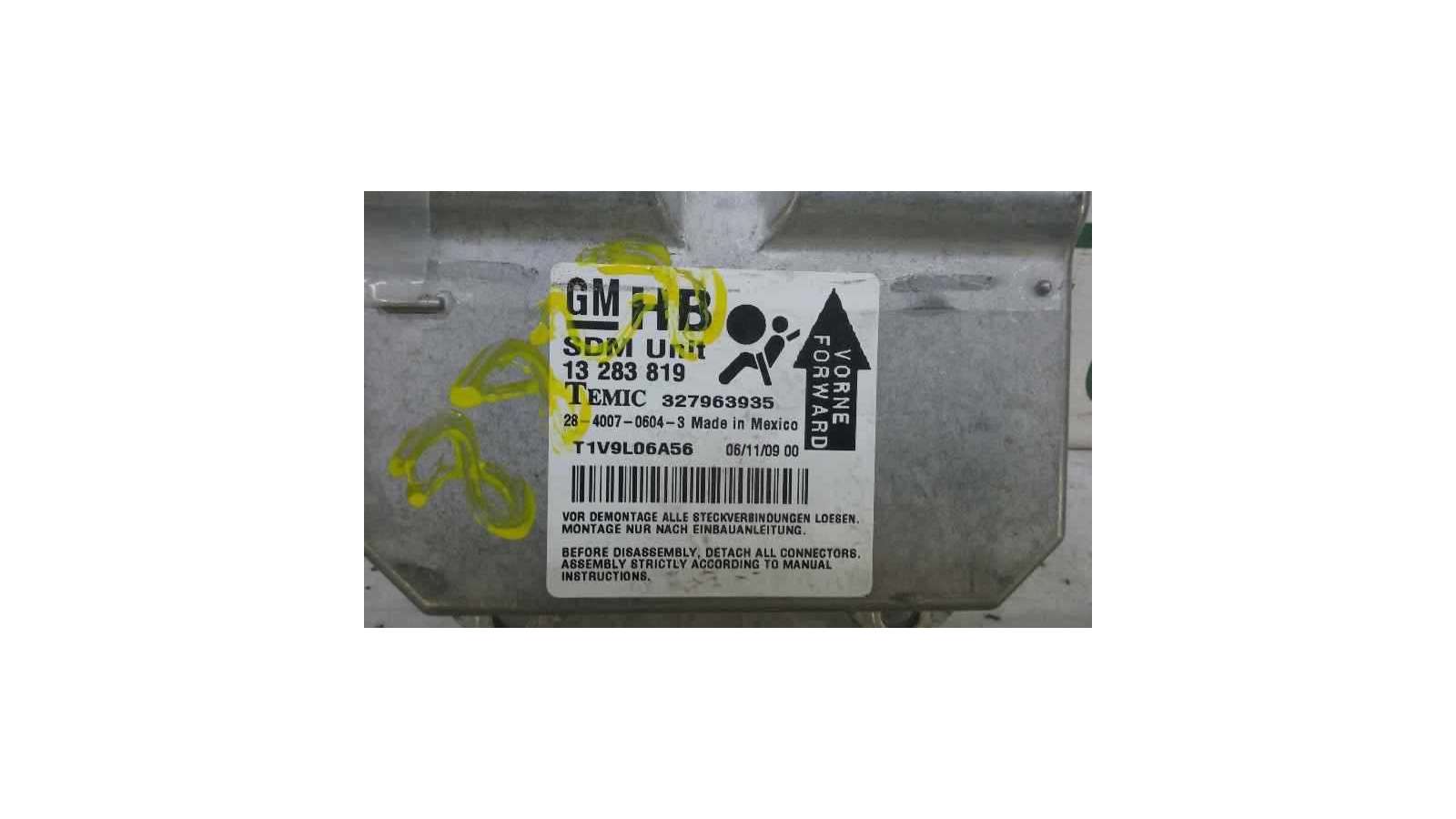 KIT AIRBAG OPEL CORSA D 1.2 16V (80 CV) DE 2009 - D.3302557 KIT AIRBAG OPEL CORSA D 1.2 16V (80 CV) DE 2009 - D.3302557