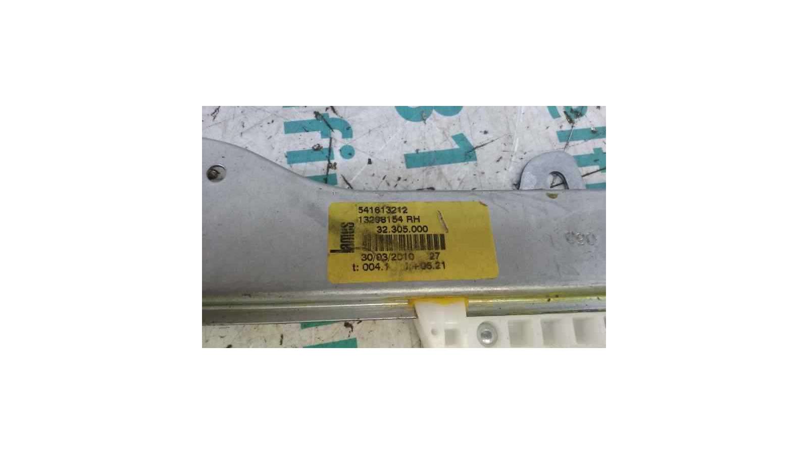 ELEVALUNAS DELANTERO DERECHO OPEL CORSA D 1.2 (86 CV) DE 2010 - D.3398676 / 541613212 ELEVALUNAS DELANTERO DERECHO OPEL CORSA D 1.2 (86 CV) DE 2010 - D.3398676 / 541613212