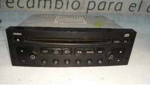 SISTEMA AUDIO / RADIO CD PEUGEOT 206 BERLINA 1.6 16V (109 CV) DE 2001 - D.3530790