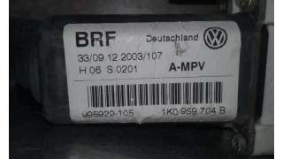 MOTOR ELEVALUNAS TRASERO DERECHO VOLKSWAGEN TOURAN 2.0 TDI (136 CV) DE 2004 - D.3632819 / 1K0959704B