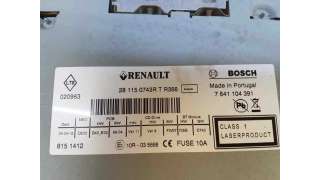 SISTEMA AUDIO / RADIO CD RENAULT FLUENCE 1.5 dCi D FAP (110 CV) DE 2012 - D.3655649 / 281150743R