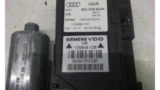 MOTOR ELEVALUNAS TRASERO DERECHO AUDI A4 BERLINA 2.0 20V (131 CV) DE 2003 - D.3739690 / 105999106