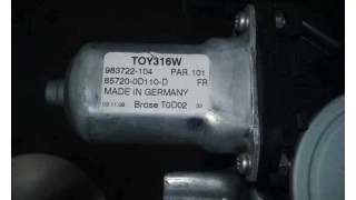 ELEVALUNAS DELANTERO IZQUIERDO TOYOTA YARIS 1.0 (69 CV) DE 2009 - D.3770804 / 698200D041