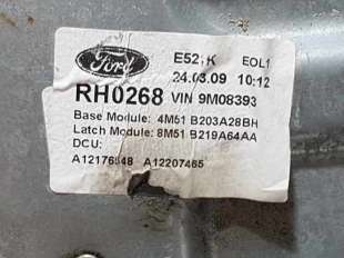 ELEVALUNAS DELANTERO DERECHO FORD FOCUS LIM. 1.6 Ti-VCT (116 CV) DE 2010 - D.3776695 / 4M51B203A28 2