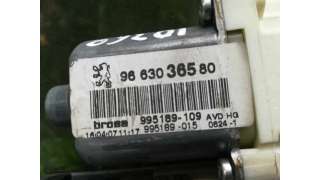 MOTOR ELEVALUNAS DELANTERO DERECHO PEUGEOT 407 1.6 HDi (109 CV) DE 2007 - D.3796910 / 9663036580