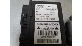 MOTOR ELEVALUNAS TRASERO IZQUIERDO AUDI A4 BERLINA 3.0 V6 24V TDI (204 CV) DE 2005 - D.3800073 / 8E0959801A