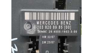 MODULO CONFORT MERCEDES CLASE CLC  CLC 2.2 CDI (122 CV) DE 2008 - D.3865307 / 2038208985 2