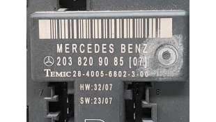 MODULO CONFORT MERCEDES CLASE CLC  CLC 2.2 CDI (122 CV) DE 2008 - D.3865371 / 2038209085 2