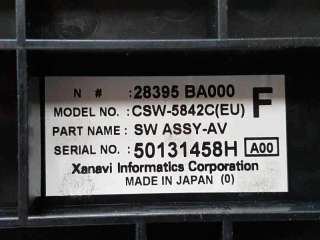 MANDO RADIO NISSAN PRIMERA BERLINA 1.9 16V Turbodiesel (120 CV) DE 2005 - D.3934102 / 28395BA000