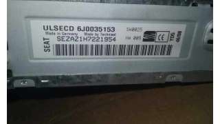 SISTEMA AUDIO / RADIO CD SEAT IBIZA 1.4 16V (86 CV) DE 2009 - D.3951613 / 6J0035153