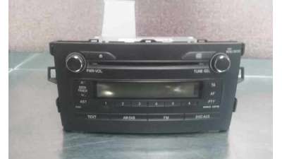 SISTEMA AUDIO / RADIO CD TOYOTA AURIS 1.4 Turbodiesel (90 CV) DE 2010 - D.3961679