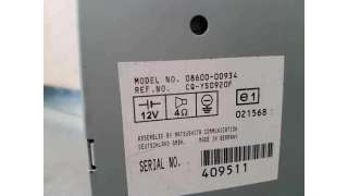 SISTEMA AUDIO / RADIOCASSET TOYOTA LAND CRUISER 3.0 Turbodiesel (163 CV) DE 2002 - D.3970468 / 0860000934