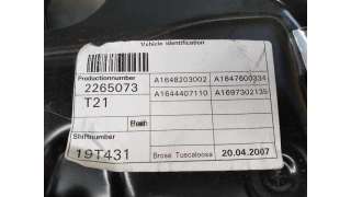 ELEVALUNAS TRASERO IZQUIERDO MERCEDES CLASE M 3.0 CDI (224 CV) DE 2007 - D.3979349