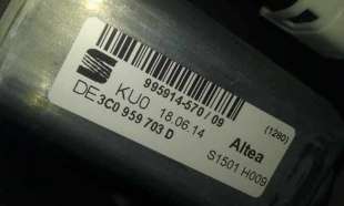 ELEVALUNAS TRASERO IZQUIERDO SEAT ALTEA XL 1.6 TDI (105 CV) DE 2014 - D.3982579 / 3C0959703D 2