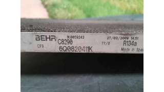 CONDENSADOR / RADIADOR AIRE ACONDICIONADO SEAT IBIZA 1.4 TDI (80 CV) DE 2009 - D.3990971 / 6Q0820411K