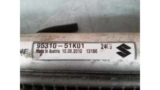 CONDENSADOR / RADIADOR AIRE ACONDICIONADO SUZUKI SPLASH A5B 1.0 12V (65 CV) DE 2011 - D.4007007 / 9531051K01