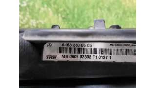 AIRBAG LATERAL DELANTERO IZQUIERDO MERCEDES CLASE M 4.0 CDI 32V (250 CV) DE 2003 - D.4021197 / A1638600605