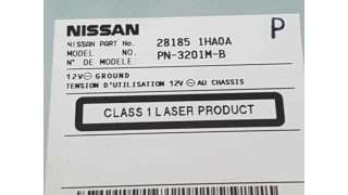 SISTEMA AUDIO / RADIO CD NISSAN MICRA 1.2 (80 CV) DE 2012 - D.4042238 / 281851HA0A