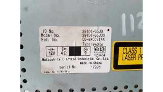 SISTEMA AUDIO / RADIO SUZUKI GRAND VITARA JB 2.0 16V (140 CV) DE 2006 - D.4055936 / 3910165JD