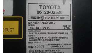 SISTEMA AUDIO / RADIO CD TOYOTA AURIS 1.4 Turbodiesel (90 CV) DE 2007 - D.4060322 / 8612002520