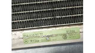 CONDENSADOR / RADIADOR AIRE ACONDICIONADO MERCEDES CLASE E  BERLINA 2.6 (170 CV) DE 2002 - D.4100481 / 2108300270