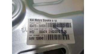 ELEVALUNAS TRASERO IZQUIERDO KIA SPORTAGE 1.7 CRDi (116 CV) DE 2012 - D.4134489 / 834703U020