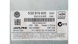 SISTEMA AUDIO / RADIO VOLKSWAGEN GOLF VII LIM. 1.6 TDI DPF (105 CV) DE 2013 - D.4168831 / 5G0919605