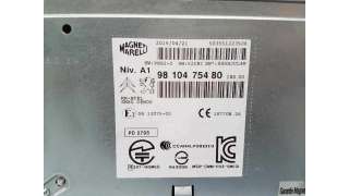 SISTEMA AUDIO / RADIO PEUGEOT 308 SW 1.6 Blue-HDI FAP (99 CV) DE 2015 - D.4198384 / 9810475480