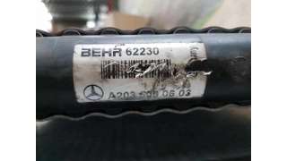 RADIADOR AGUA MERCEDES CLASE C  BERLINA 2.0 Compresor (163 CV) DE 2000 - D.4204817 / A2035000603