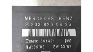 CENTRALITA CHECK CONTROL MERCEDES CLASE C  BERLINA 2.0 Compresor (163 CV) DE 2000 - D.4204828 / 2038200826