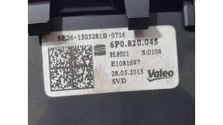 MANDO CALEFACCION / AIRE ACONDICIONADO SEAT IBIZA SC 1.2 TSI (90 CV) DE 2015 - D.4206285 / 6P0820045