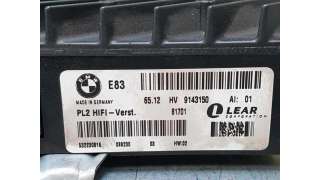 AMPLIFICADOR RADIO BMW X3 2.0 Turbodiesel (177 CV) DE 2008 - D.4216529 / 65129143150