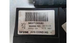MOTOR ELEVALUNAS DELANTERO IZQUIERDO PEUGEOT 307 BREAK / SW 2.0 HDi FAP (107 CV) DE 2003 - D.4232108 / 9637130580