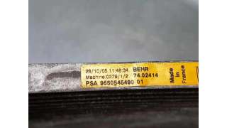 CONDENSADOR / RADIADOR AIRE ACONDICIONADO PEUGEOT 307 BERLINA 1.6 16V HDi (90 CV) DE 2006 - D.4246426 / 9650545480