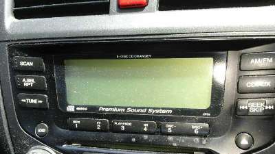 SISTEMA AUDIO / RADIO CD HONDA ACCORD BERLINA 2.2 CTDI (140 CV) DE 2007 - D.4246750 / 39175SEAG41