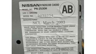 SISTEMA AUDIO / RADIO CD NISSAN MURANO 3.5 V6 (234 CV) DE 2003 - D.4253926 / 28188CA000