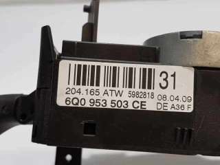 MANDO LUCES Y LIMPIA VOLKSWAGEN POLO 1.2 (60 CV) DE 2009 - D.4275178 / 6Q0953503CE