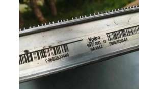 RADIADOR AGUA CITROEN C4 PICASSO 1.6 16V (120 CV) DE 2009 - D.4284196 / P9680533480 2