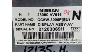 SISTEMA NAVEGACION GPS NISSAN PRIMERA BERLINA 1.9 16V Turbodiesel (120 CV) DE 2003 - D.4284963 / 28090AV616